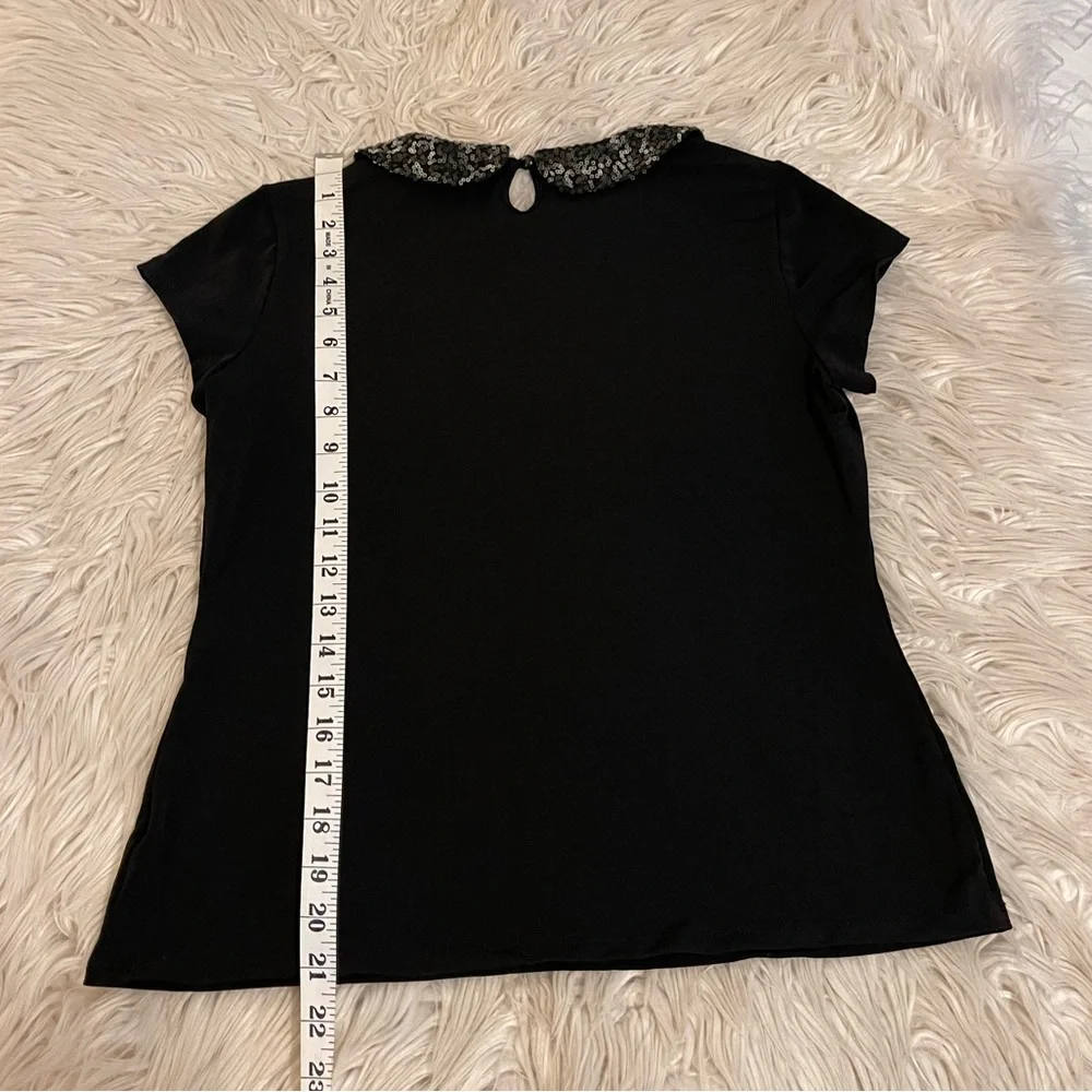 Sequin | Peter Pan collar | Layering tee - Picture 11 of 11